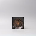 Premium Square Bronze Converging Glaze Plate – 13.5cm