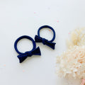 MANGO JELLY Handmade Violet Metal Free Soft Hair Ties - 4cm, 3 Pairs - SuperSaverAU - view 3