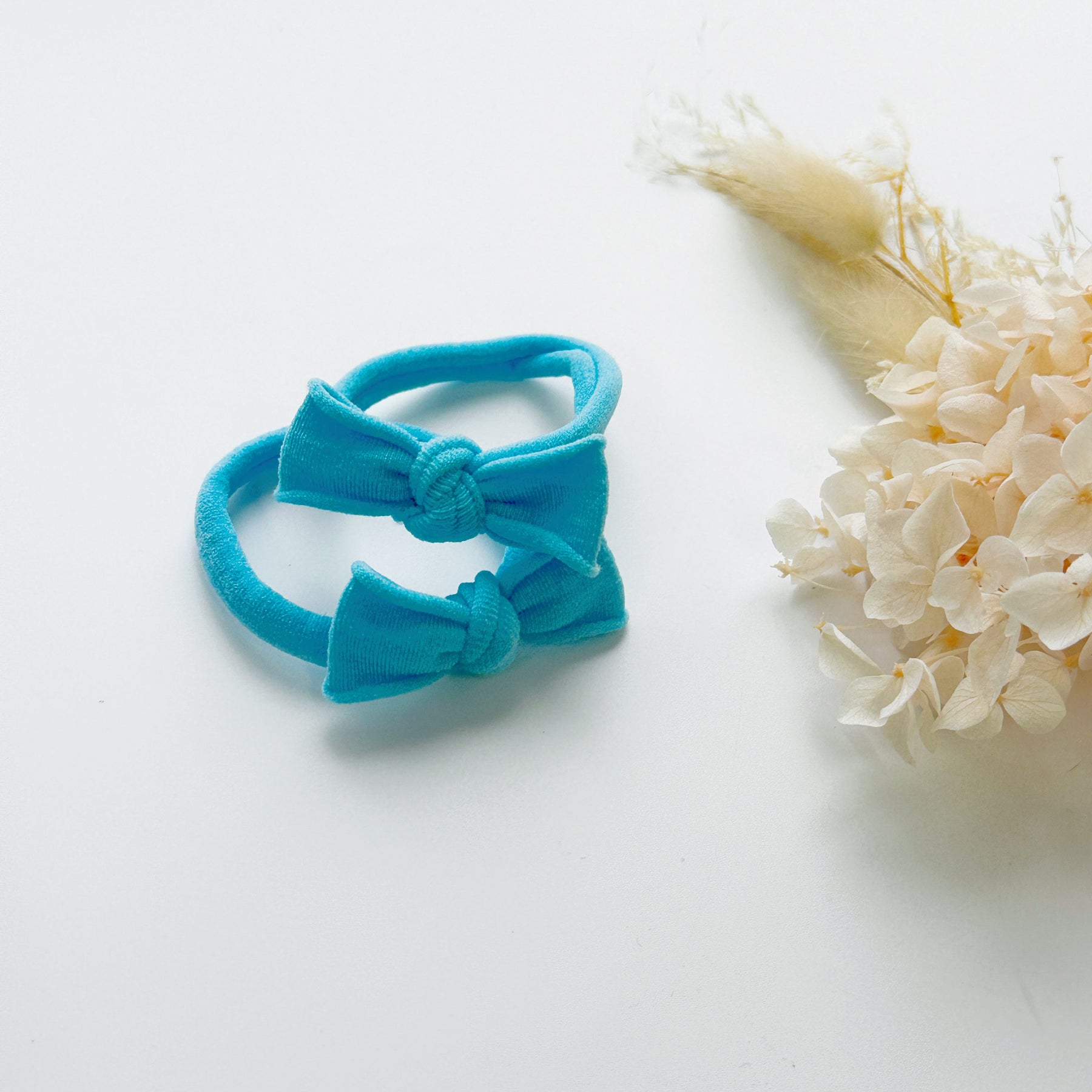 MANGO JELLY Handmade Soft Hair Ties - Bottle Green - 4cm - 3 Pairs - SuperSaverAU - view 3