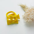 MANGO JELLY Handmade Soft Hair Ties - Navy - 4cm - 3 Pairs Pack - SuperSaverAU - view 2
