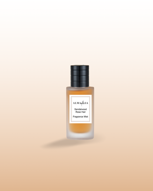 Sandalwood Rose Hair Mist - Travel Size Hydrating Fragrance