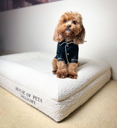 HOPD Memory Foam Dog Bed in Bouclé - Large, Waterproof, Easy Clean, Durable - SuperSaverAU - view 2