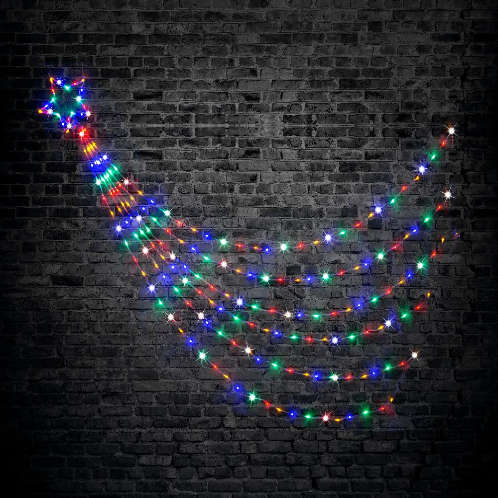 LED Waterfall Star 3m 200 LEDs Multi-Color - SuperSaverAU - view 1