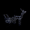 Solar LED Sleigh with Reindeer - 80 cm - SuperSaverAU - view 1