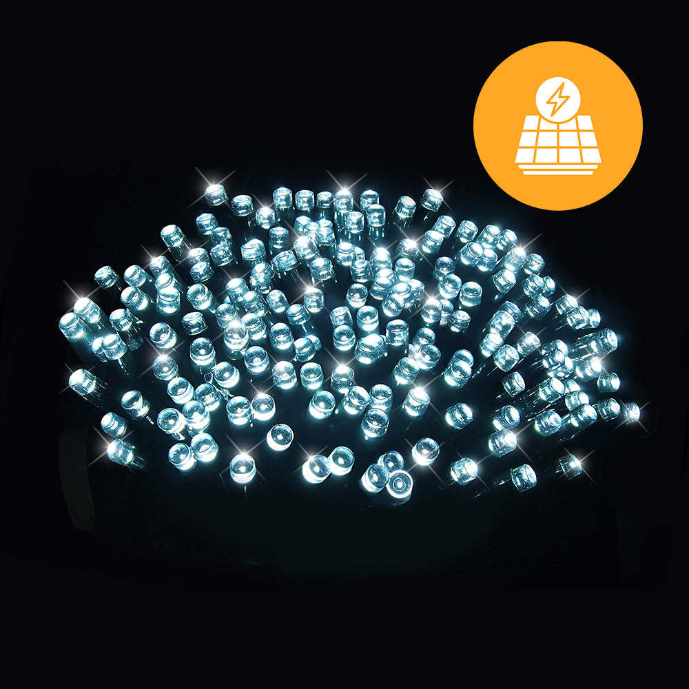 Solar Fairy Lights 500 LEDs available in 4 Colors - Cool White - SuperSaverAU - view 1