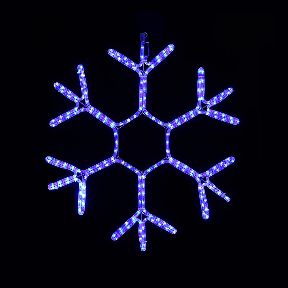 LED Ropelight Snowflake Twinkle Cool White - SuperSaverAU - view 1