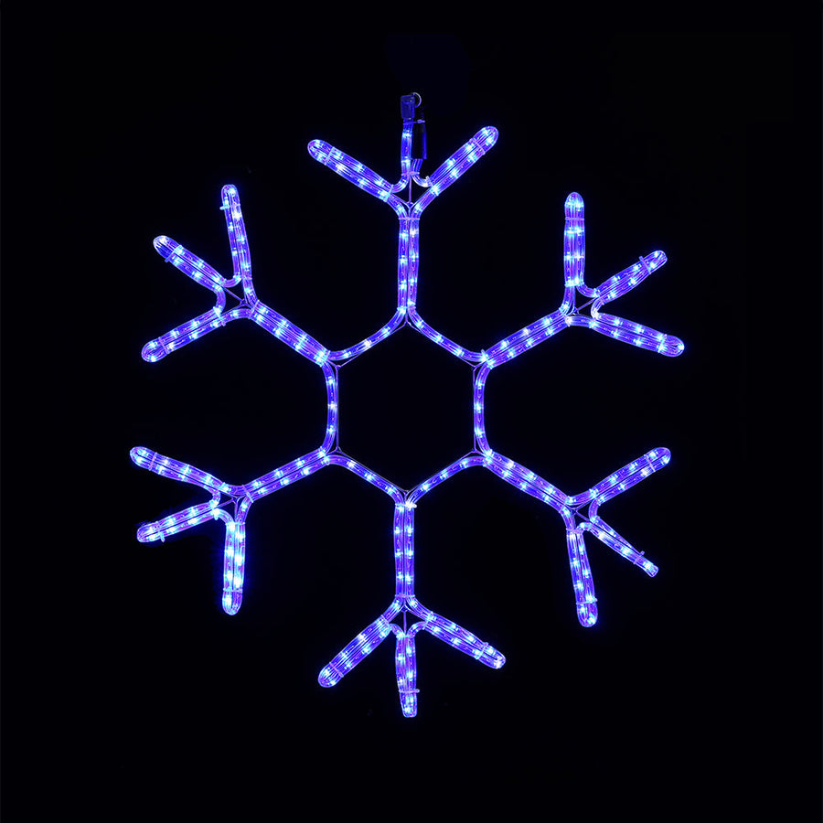 LED Ropelight Snowflake Twinkle Cool White - SuperSaverAU - view 1