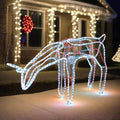 LED Ropelight Standing Reindeer Small Moving Cool White available in 2 types - Feeding - SuperSaverAU - view 4