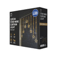 LED Wire Star Curtain Gold Lights - SuperSaverAU - view 2