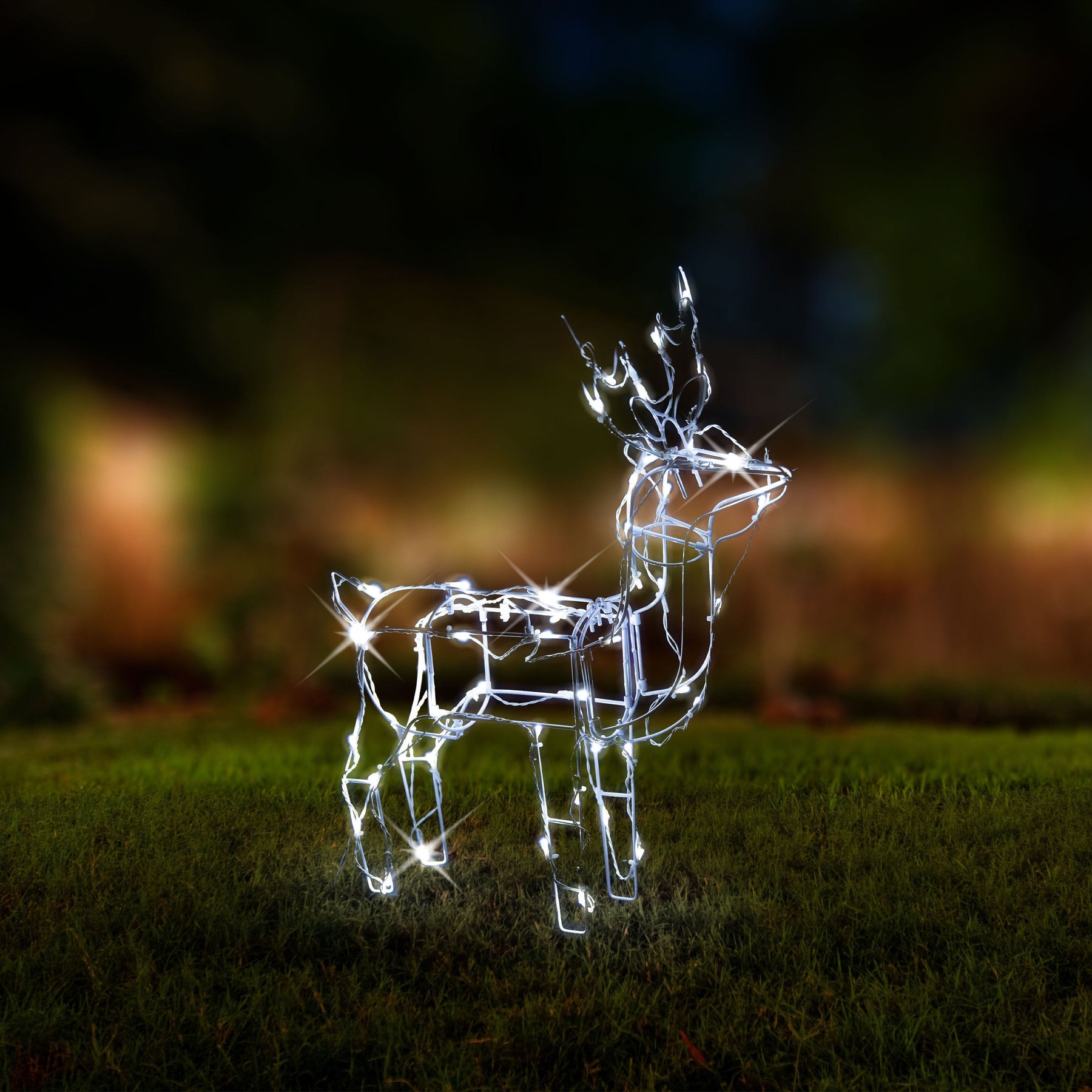 Solar LED Standing 3D Reindeer - 60 cm - SuperSaverAU - view 1