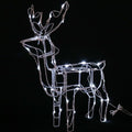 Solar LED Standing 3D Reindeer - 60 cm - SuperSaverAU - view 2