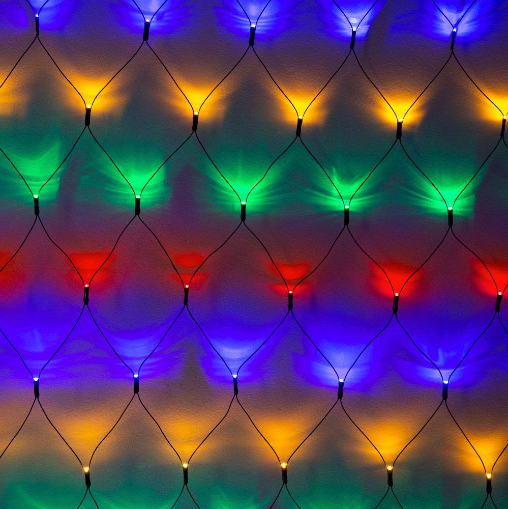 360 LED Net Lights Connectable available in 3 Colors - Warm White - SuperSaverAU - view 1