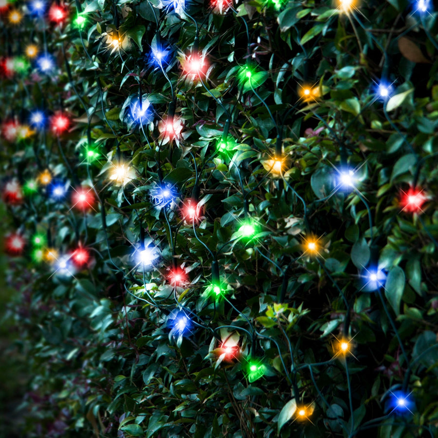 Solar 250 LED Net Light available in 3 Colors - Multicolor - SuperSaverAU - view 1