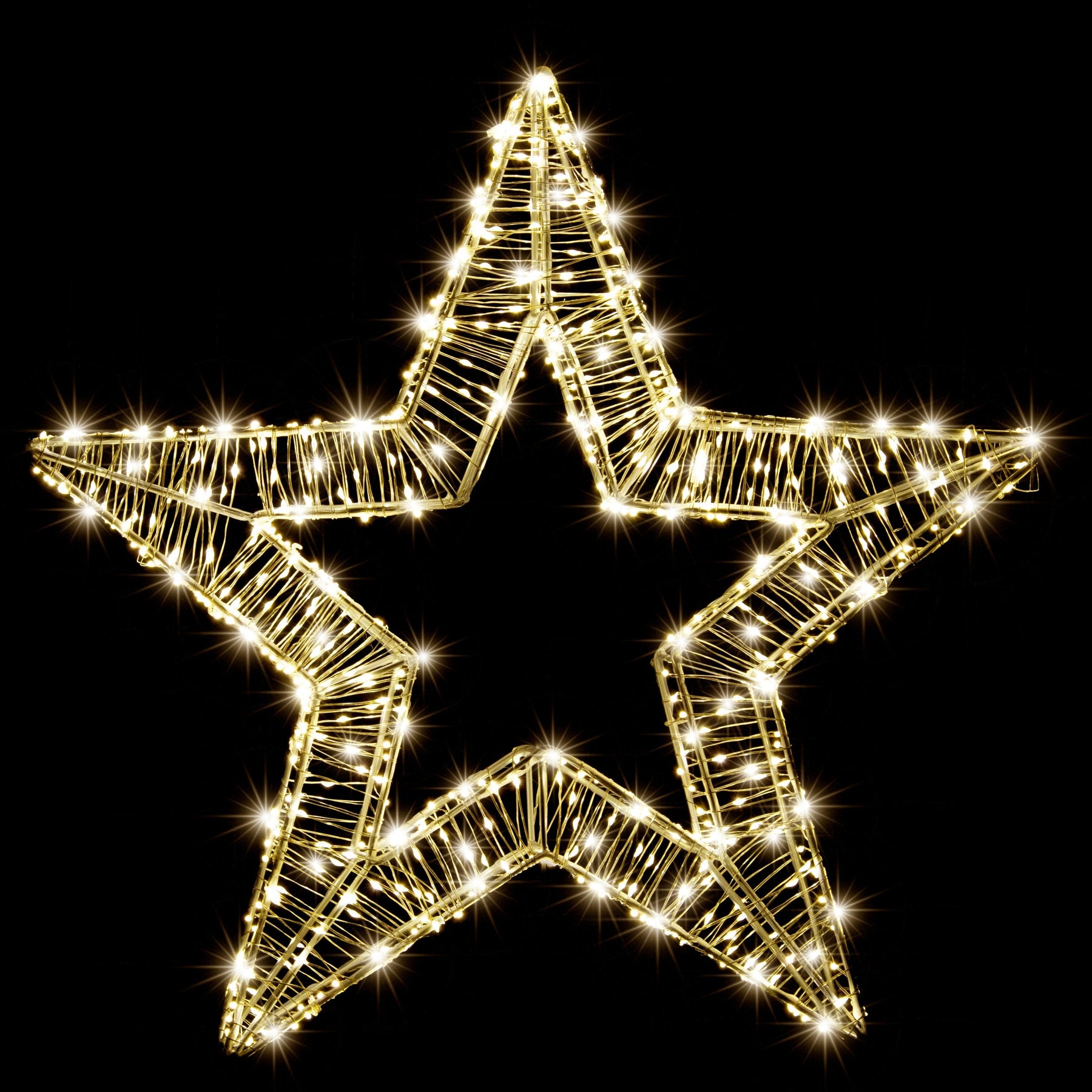 LED Starry Gold 3D Star – 50cm - SuperSaverAU - view 1