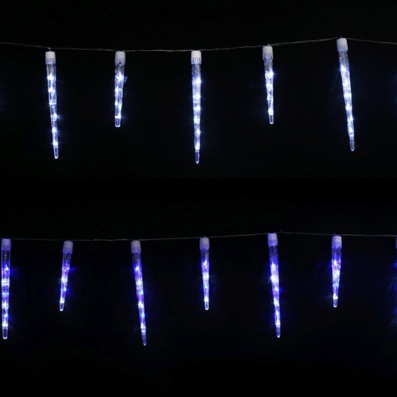 LED Icicle Tube Lights 24-Pack Available in 2 Colors - White - SuperSaverAU - view 3