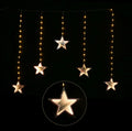 LED Infinity Stars Curtain Lights avaiable in 2 Colors - Cool White - SuperSaverAU - view 2