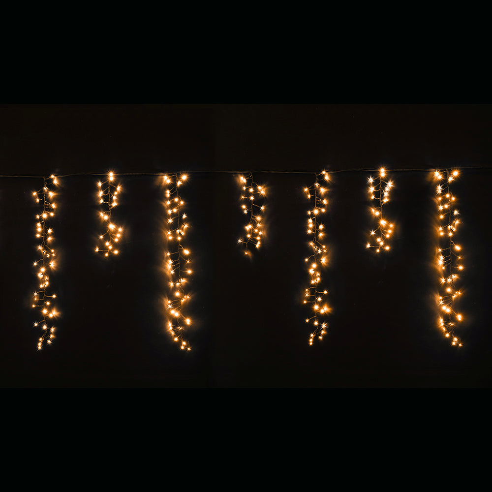 LED Dancing Cluster Icicles 9m Available in 2 Options - Multicolor (6 Colors) - SuperSaverAU - view 4