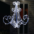 LED Acrylic Chandelier Flashing available in 2 colors - Multicolor - SuperSaverAU - view 2