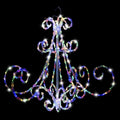 LED Acrylic Chandelier Flashing available in 2 colors - Multicolor - SuperSaverAU - view 3