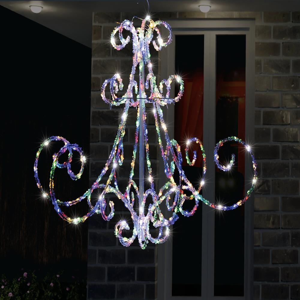 LED Acrylic Chandelier Flashing available in 2 colors - Multicolor - SuperSaverAU - view 4