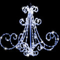 LED Acrylic Chandelier Flashing available in 2 colors - Multicolor - SuperSaverAU - view 1