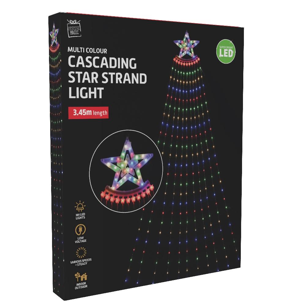 LED Flexwire Waterfall Star Light Multi-Color - SuperSaverAU - view 1