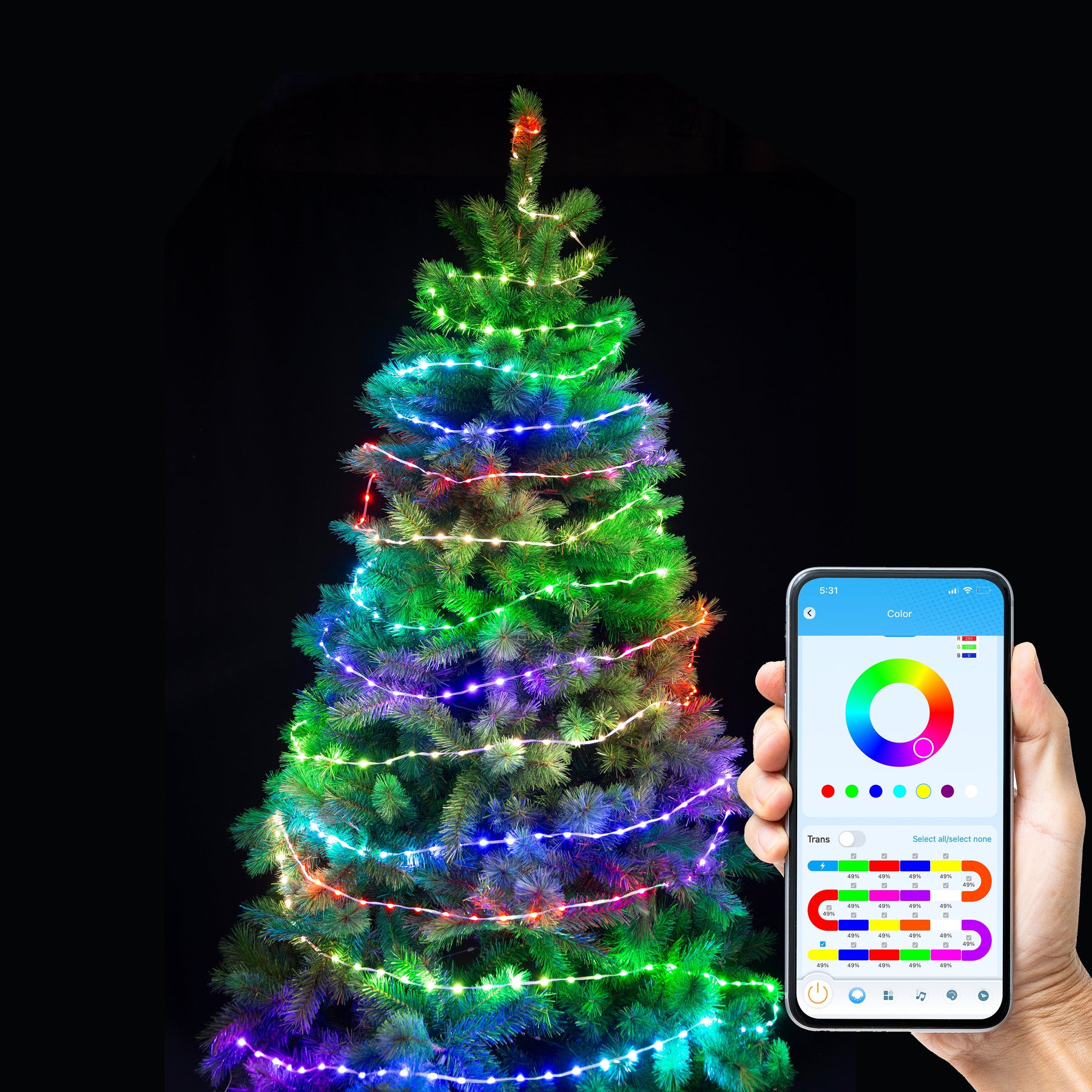 App Controlled Lightshow Fairy Lights LEDs Reel available in 2 Lengths - 29.9 meter - SuperSaverAU - view 2
