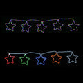 LED Ropelight 5 Stars Chain available in 2 Colors - RGBYW - SuperSaverAU - view 1
