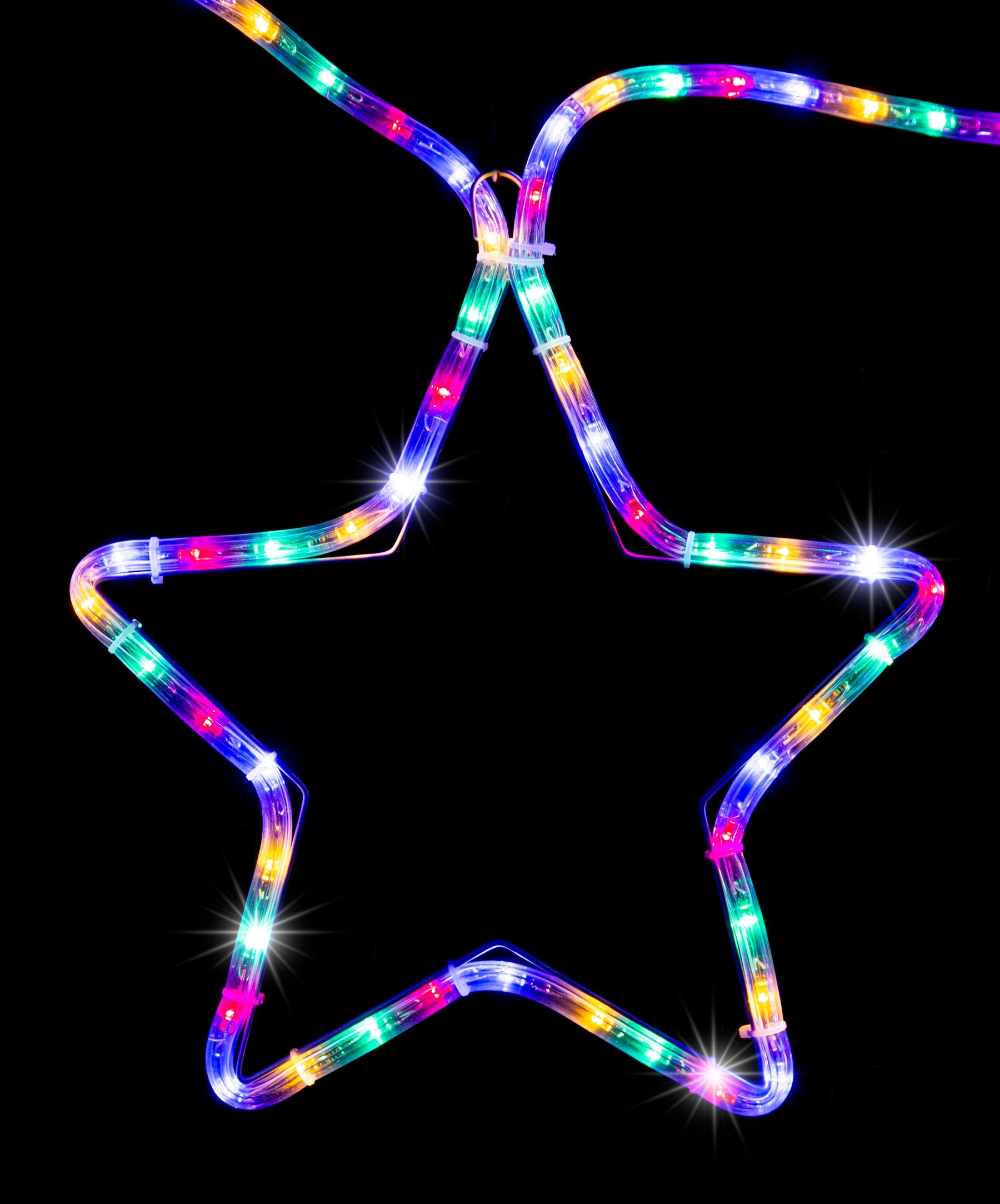 LED Ropelight 5 Stars Chain available in 2 Colors - RGBYW - SuperSaverAU - view 5