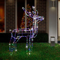 LED Twinkling Standing Reindeer – 110cm available in 2 Colors - Multicolor - SuperSaverAU - view 1