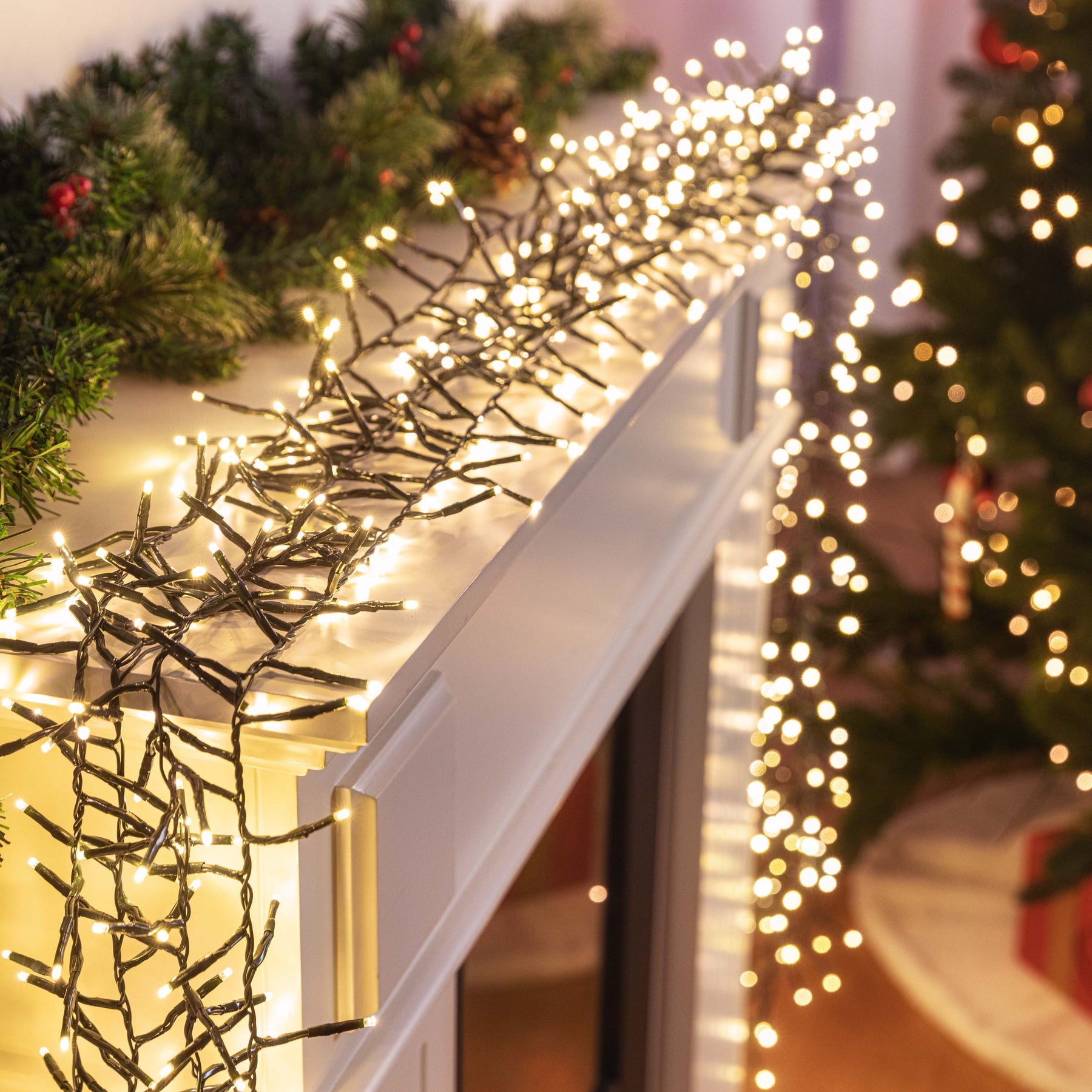 Cluster Lights 720 LEDs available in 6 Color Options - White-Warm - SuperSaverAU - view 3