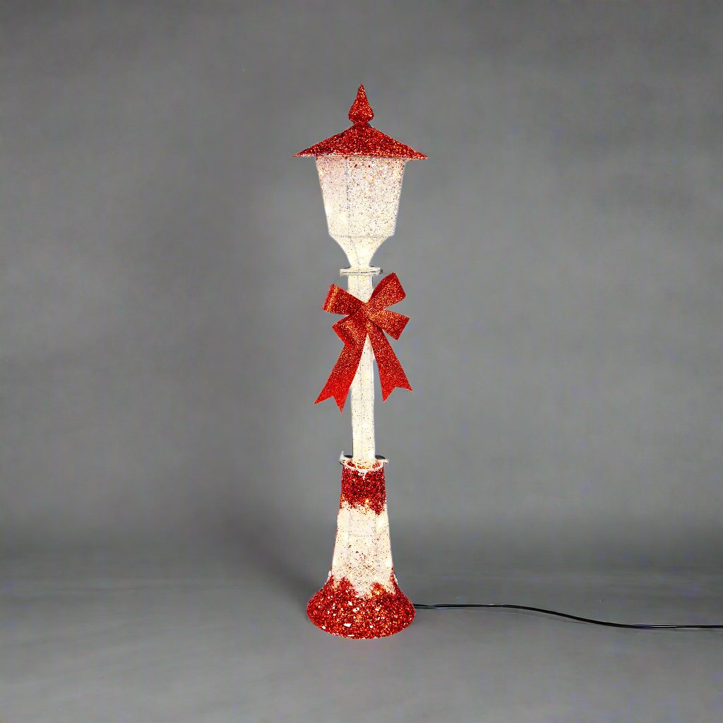 LED Glitter Street Lamp 120cm Twinkle available in 2 Colors - Red - SuperSaverAU - view 3