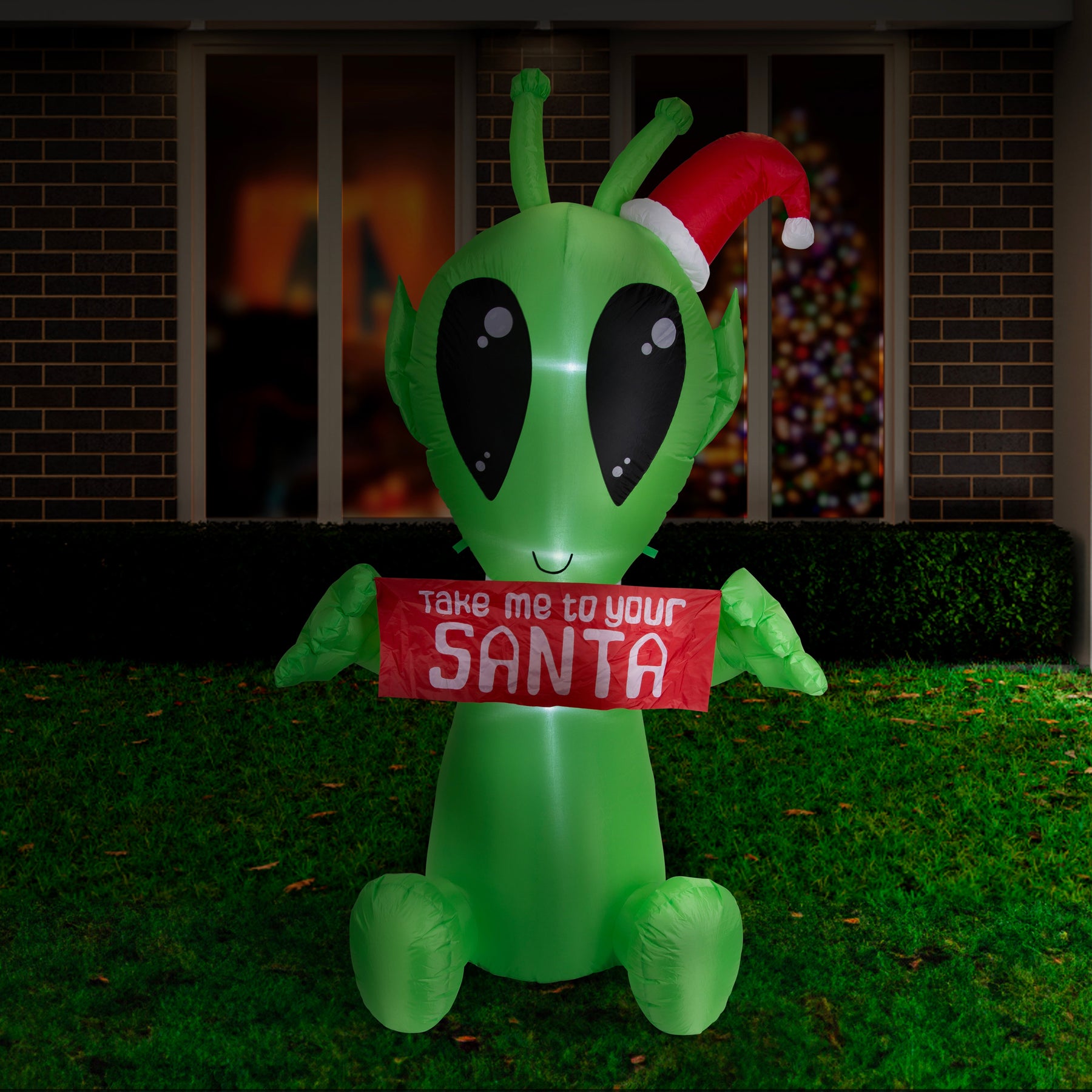 Airpower Christmas Alien 210cm - SuperSaverAU - view 3