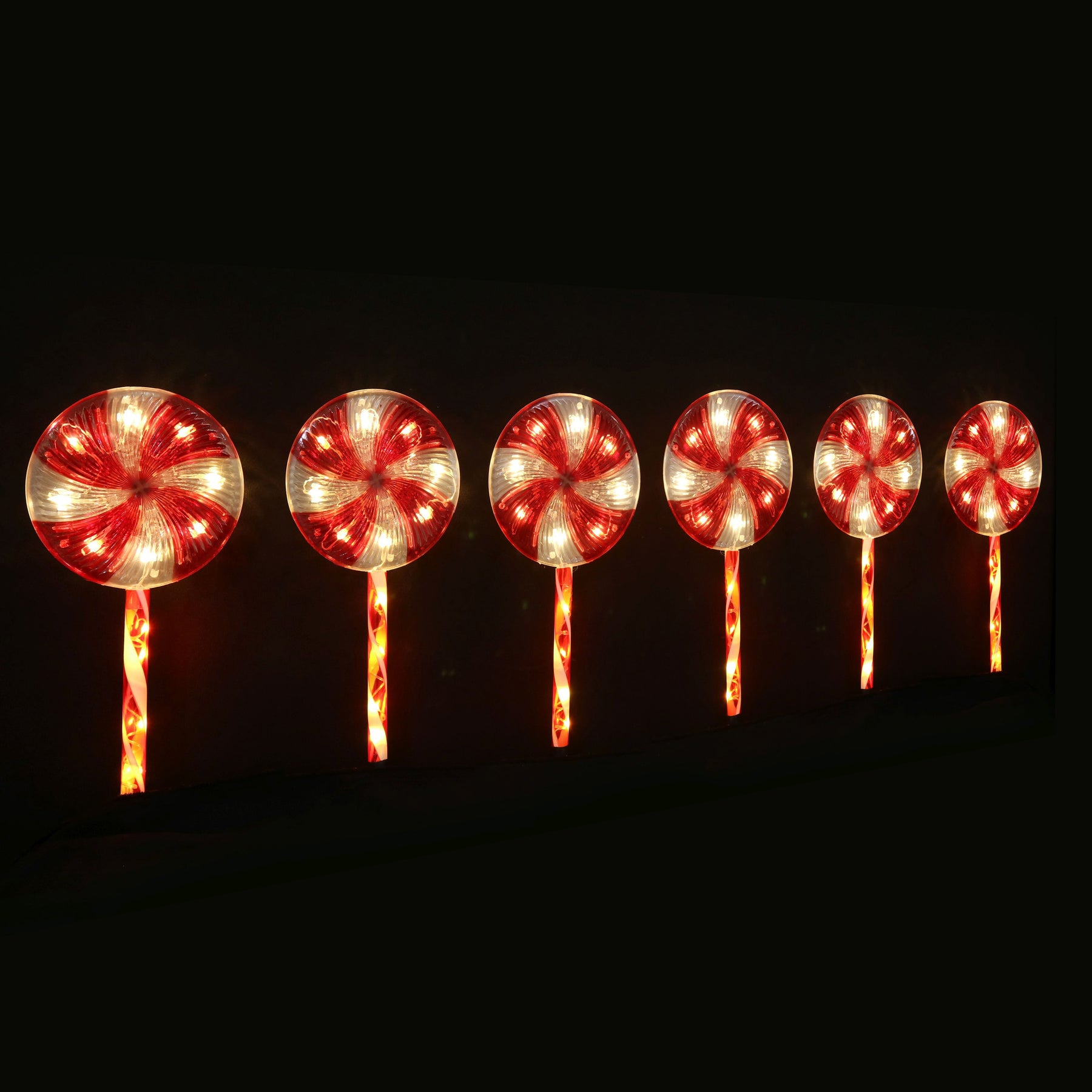 Jumbo Lollipop Path Lights 6pk Flash - SuperSaverAU - view 1