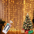 Christmas Lights Curtain Garland - SuperSaverAU - view 1