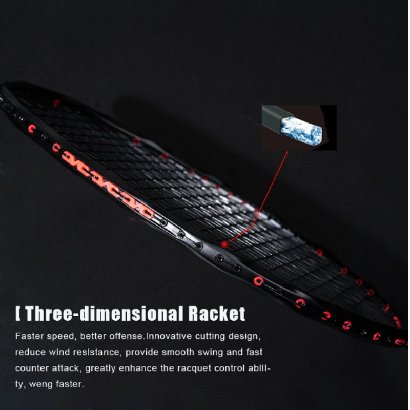 NNEOBA Wave Legal Original  Torsion Frame Badminton Racket - SuperSaverAU - view 2