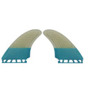 NNEOBA 5.5 Inch Fiberglass Twin Fins for Surfboards - Lightweight & Stylish - SuperSaverAU - view 1