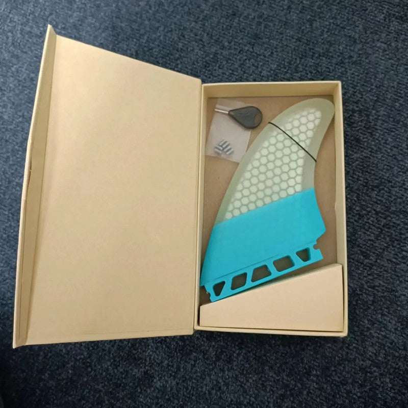NNEOBA 5.5 Inch Fiberglass Twin Fins for Surfboards - Lightweight & Stylish - SuperSaverAU - view 2