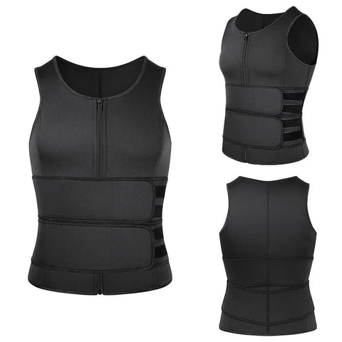 NNEOBA Body Shaper Waist Trainer Sauna Vest XXL Double Belt - SuperSaverAU - view 1