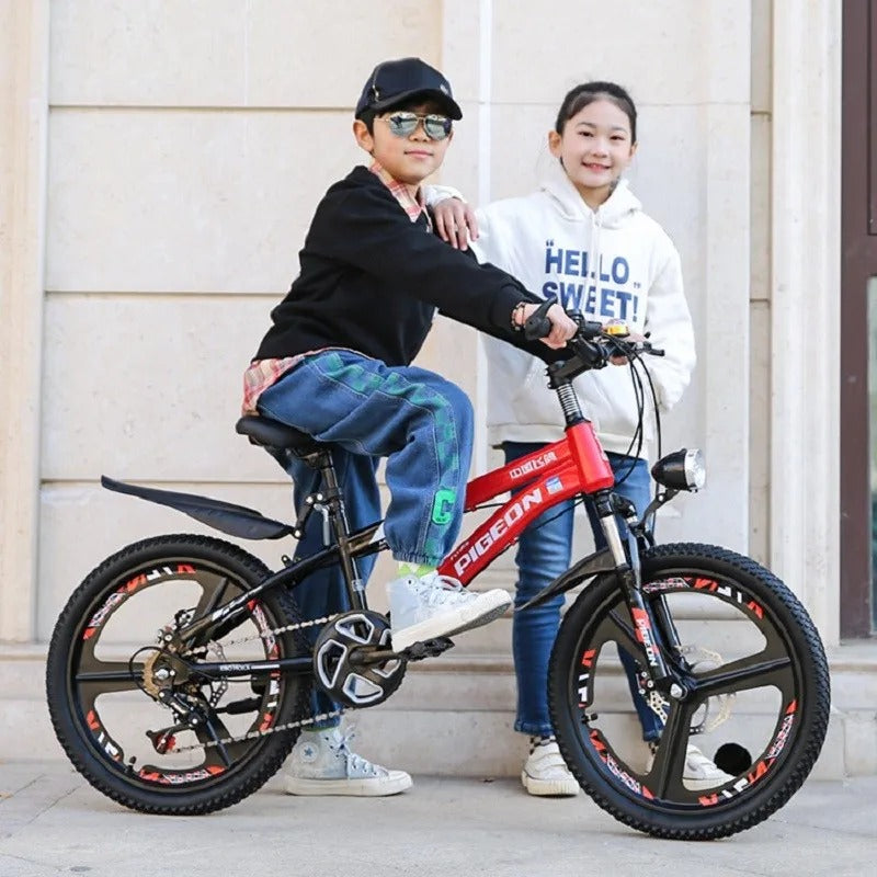 NNEOBA Children's Mountain Bike with Shock Absorption - SuperSaverAU - view 2