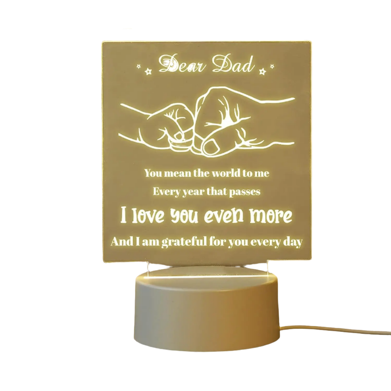 NNEOBA Night Lamp - White B15, Gentle Glow, Thoughtful Father's Day Gift - SuperSaverAU - view 1