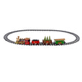 NNEOBA Christmas Village Train Set - SuperSaverAU - view 5