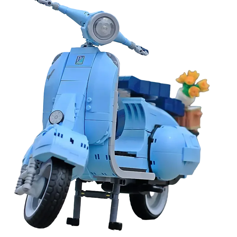 NNEOBA NEW Roman Vespas 125 MOC 10298 Motorcycle City Toys - SuperSaverAU - view 1