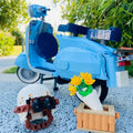 NNEOBA NEW Roman Vespas 125 MOC 10298 Motorcycle City Toys - SuperSaverAU - view 3