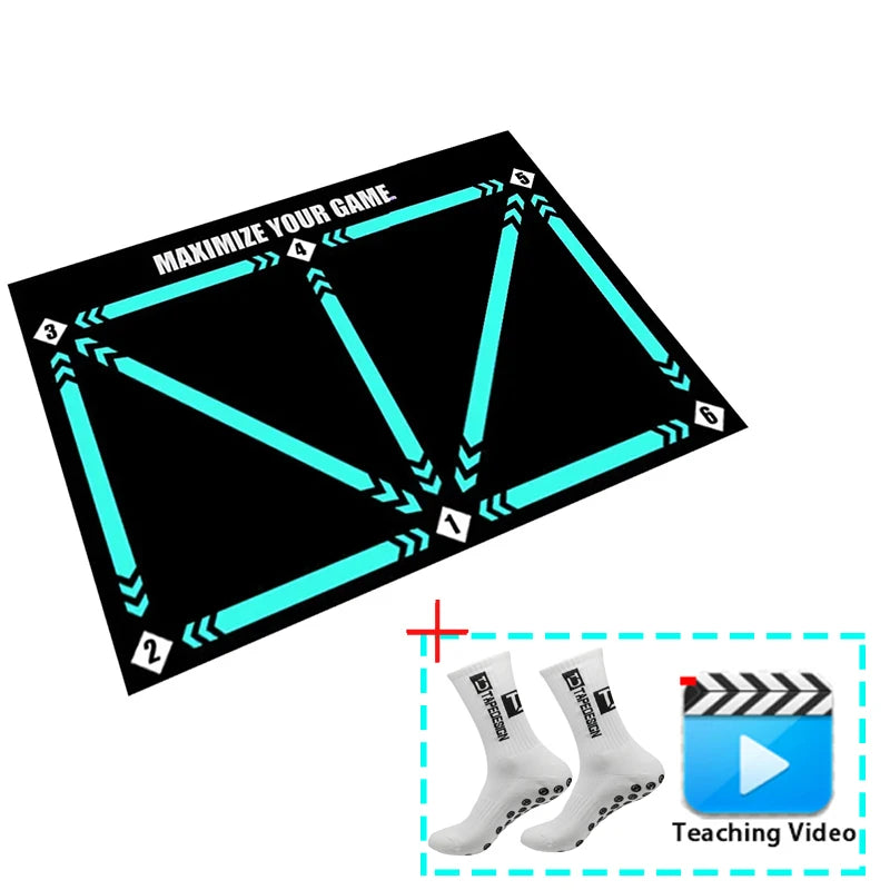 NNEOBA Durable Non-Slip Football Training Mat - SuperSaverAU - view 4