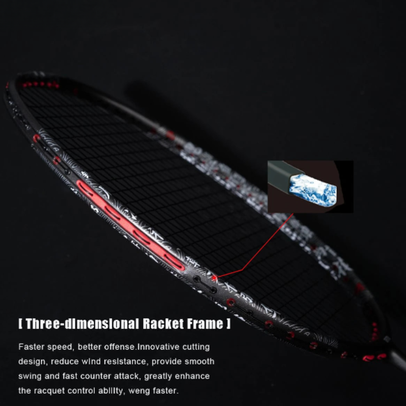 NNEOBA Professional Badminton Racket - Max 35 lbs - SuperSaverAU - view 3