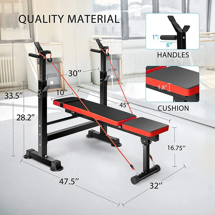 NNEOBA Heavy Duty Flat Weight Bench - SuperSaverAU - view 2