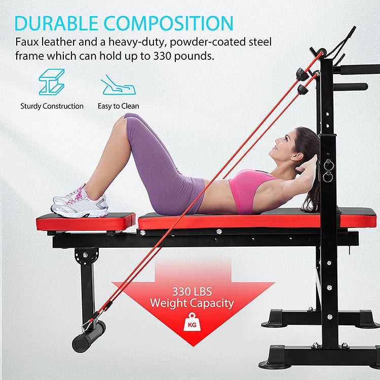 NNEOBA Heavy Duty Flat Weight Bench - SuperSaverAU - view 3