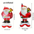 Extra Large Standing Santa Claus Foil Balloon - SuperSaverAU - view 2