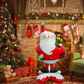 Extra Large Standing Santa Claus Foil Balloon - SuperSaverAU - view 3